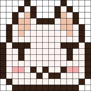 Toro Inoue Perler Beads, Crochet Toro Inoue, Easy Kandi Patterns, Hello Kitty Perler Beads, Pixel Art Hello Kitty, Sony Cat, Hello Kitty Pixel Art, Kandi Inspo, Toro Inoue