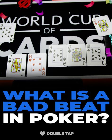 🃏🤯 Ever experienced a bad beat in poker? Learn how the concept of a bad beat jackpot can soften the blow of a tough loss. Brace yourself for some exciting poker strategies to handle those unexpected moments! 🌟🃏 #PokerStrategies #BadBeatJackpot #PokerGames #Poker Read more: https://www.top10pokersites.net/blog Poker Game, Poker Games, Brace Yourself, Game Play, A Bad, Games To Play, Poker, Blog Posts, In This Moment