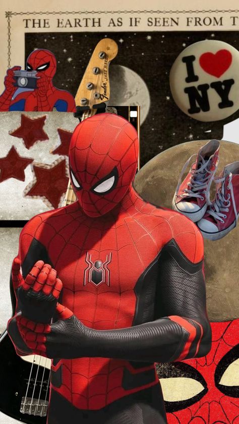 #myfirstshuffle #spiderman #spidey #moodboard 1080x2460 Wallpaper, Spiderman Wallpaper Tom Holland, 3 Spiderman, Wallpaper Spiderman, Spiderman Wallpaper, Marvel Wallpapers, Marvel Wallpaper, Amazing Spiderman, Tom Holland