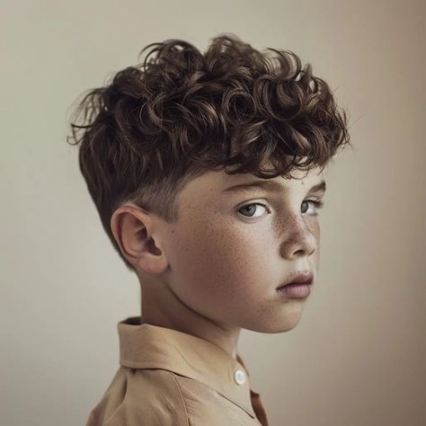 Boys Curly Haircuts Kids, Boys Surfer Haircut, Hair Look Boy, Curly Hairstyles For Boys, Popular Boys Haircuts, Hairstyles For Boys, Trendy Boys Haircuts, Boys Curly Haircuts, Mixed Kids Hairstyles