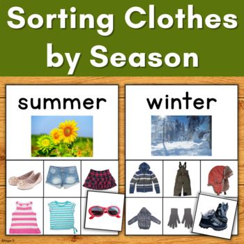 Results for julydeals | TPT Clothes Sorting, Sorting Clothes, Seasons Worksheets, Primary Writing, Seasons Activities, Picture Prompts, Life Skills Special Education, Clothes Winter, Sorting Activities