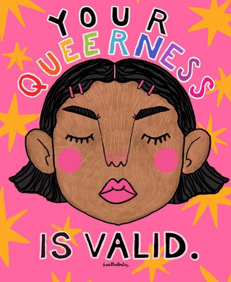 It’s LGBTQ+ history month !!! So here’s a reminder (and two of my favourite illos from way back when in 2021 !!) for anyone that needs to hear it: you don’t have to fit in to society’s expectations of “queerness” to be valid. Remember that you don’t owe anyone anything in terms of explanations or presenting yourself in a way that others understand - but also that it’s a two way street, and that no one owes you anything either. Your interpretation of your sexuality and gender identity is e... Queer Quote, Lgbtq History, Two Way Street, Tears In Heaven, Art Advice, Joy Art, Riso Print, Queer Art, Classroom Posters