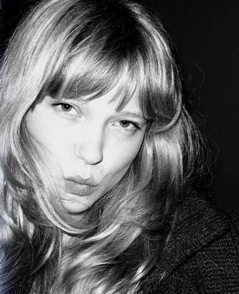 Lea Seydoux, Blonde Hair, We Heart It, Blonde, Lost, Black And White, Hair, On Instagram, White