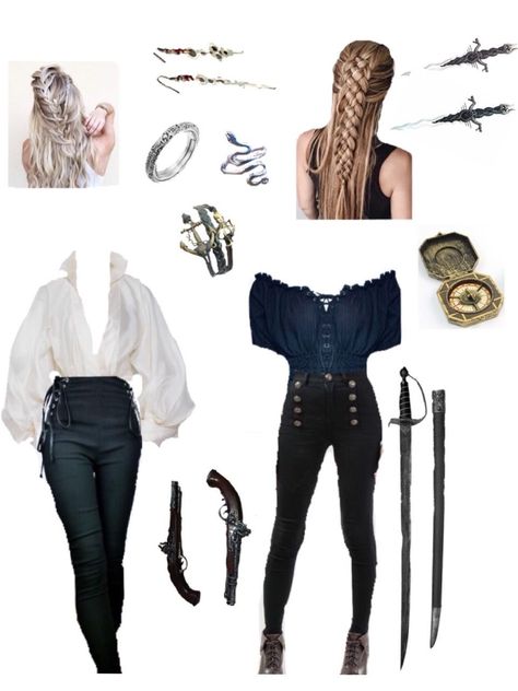 Narnia Style Outfit, Female Pirate Captain Outfit, Warrior Inspired Outfit, Pirates Inspired Outfit, Midevil Times Outfits, Ren Faire Pirate Outfits, Pirate Casual Outfit, Subtle Pirate Outfit, Pirate Core Outfits Casual