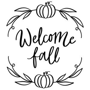 Silhouette Design Store - Product ID #161806: kb lemon and honey Fall Decal, Image Svg, Cricut Projects Beginner, Welcome Fall, Halloween Quotes, Pumpkin Wreath, Cricut Craft Room, Diy Cricut, Cricut Tutorials