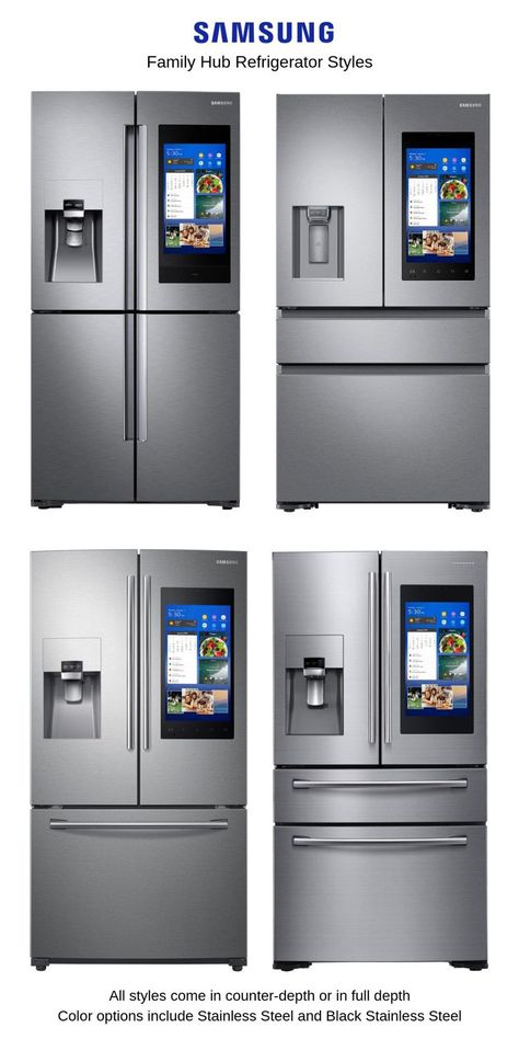 Samsung Family Hub Fridge, Samsung Family Hub Refrigerator, Family Hub Refrigerator, Meal Planner App, Family Hub, Samsung Refrigerator, Freezer Burn, American Home, White Board