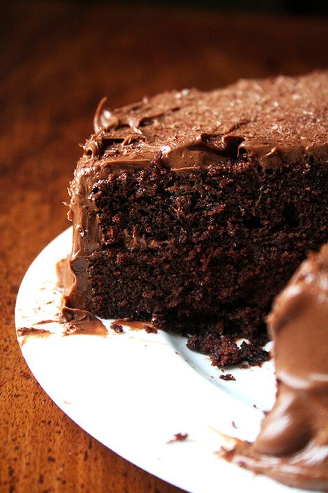 Beatty's Chocolate Cake | Alexandra's Kitchen Cake Made With Buttermilk, Cakes Made With Oil, Beattys Chocolate Cake, Making Cakes, Lake Champlain, Cupcake Frosting, No Sugar Foods, Round Cake Pans, Frosting Recipes