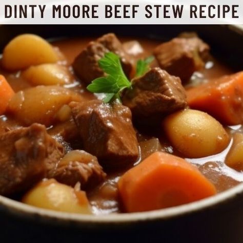 Dinty Moore Beef Stew Recipe - Easy Kitchen Guide Dinty Moore Beef Stew Recipe, Dinty Moore Beef Stew, Beef Stew Ingredients, Easy Beef Stew Recipe, Kitchen Guide, American Dishes, Beef Stew Meat, Stew Meat, Beef Stew Recipe