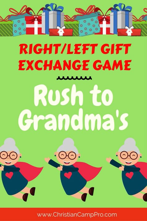 Do you ever feel overwhelmed by the rush of the holidays? I’m sure we all have at some time. For this game, take a moment to breathe and share a laugh as guests juggle their gifts back and forth! To play, have guests stand in a circle with their gifts in hand. Read the story [...] Gift Exchange Story, Left Right Christmas Game, Hosting Christmas Party, Gift Exchange Game, Take A Moment To Breathe, Christmas Gift Exchange Games, Christmas Gift Games, Christian Camp, Xmas Games