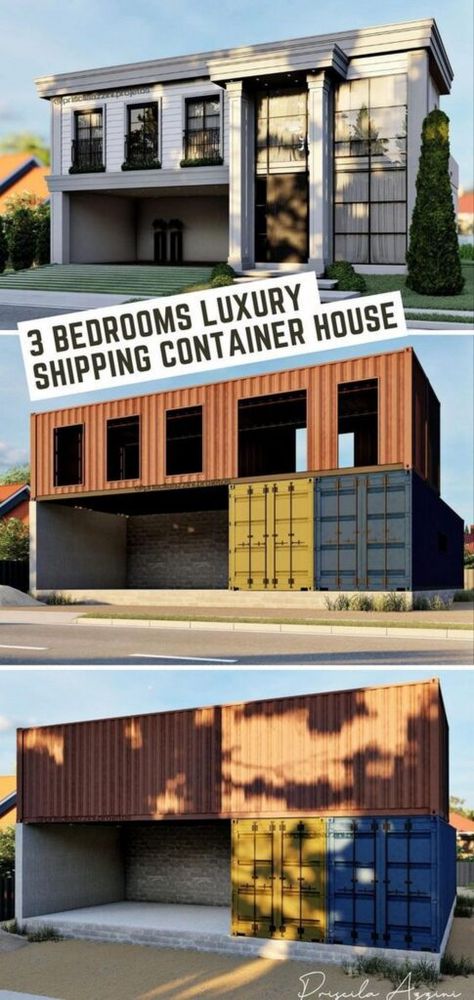 Shipment Container Homes: The Future of Housing Shipping Container Homes Before And After, Big Shipping Container Homes, Modern Storage Container Home, Shipping Container Structures, Container Conversions Floor Plans, Container Living Room, Cargo House Shipping Containers, Container Home Blueprints, 40 Ft Container Home Floor Plans 3 Bedroom