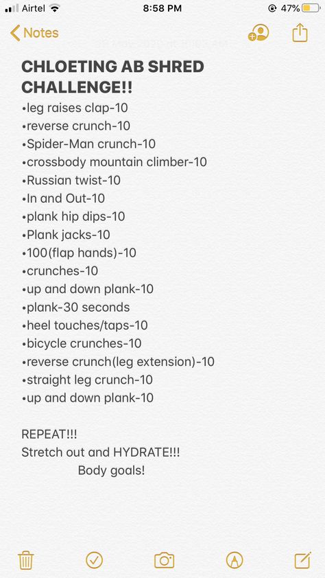 Chloe Ting Ab Workout, Plank Hip Dips, Routine School, Chloe Ting, Morning Routine School, Plank Jacks, Heel Touches, Ab Challenge, Hips Dips