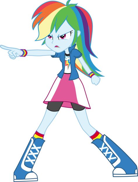 #1629000 - absurd res, artist:cantercoltz, boots, clothes, compression shorts, equestria girls, female, movie magic, rainbow dash, rainbow socks, safe, shoes, simple background, skirt, socks, solo, spoiler:eqg specials, striped socks, transparent background, vector, wristband - Derpibooru - My Little Pony: Friendship is Magic Imageboard Equestria Girls Rainbow Dash, Randy Cunningham, Rainbow Rocks, My Little Pony Princess, My Lil Pony, My Little Pony Comic, Anime Reccomendations, Mlp Equestria Girls, My Little Pony Characters