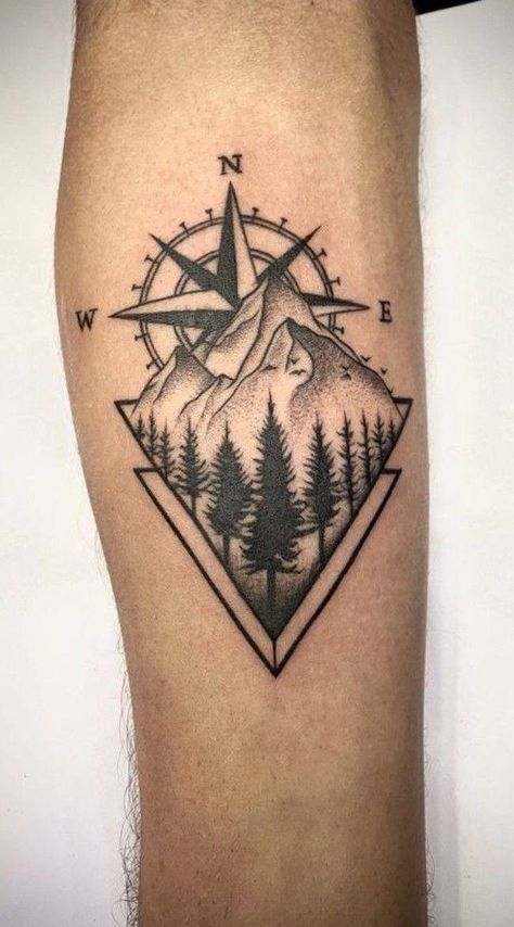 Moutain Tattoos, Mountain Tattoos, Simple Tattoos For Guys, Irish Tattoos, Hiking Tattoo, Simple Tattoo Designs, Tasteful Tattoos, Eagle Tattoos, Small Tattoos For Guys