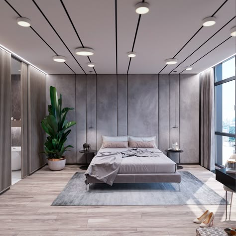 False Ceiling Bedroom, Ceiling Design Living Room, Modern Luxury Bedroom, Modern Bedroom Interior, Ceiling Design Modern, Bedroom False Ceiling Design, Ceiling Design Bedroom, Flat Ideas, Luxury Bedroom Master