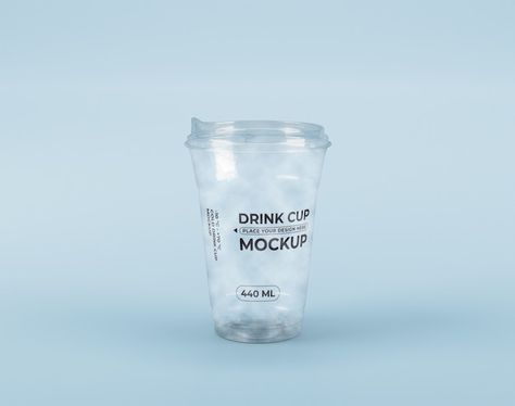 Premium PSD | Front view of clear plastic cup mock-up Plastic Cups Design, Plastic Coffee Cups, Cup Mockup, Clear Cups, Paper Coffee Cup, Coffee Cup Design, Mother's Day Mugs, Event Food, Business Card Maker