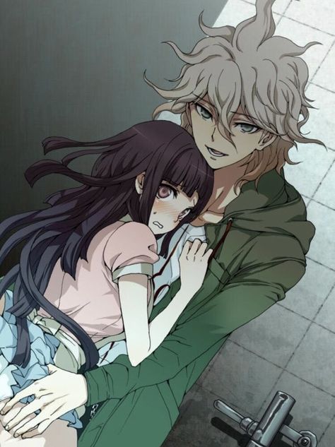 Nagito X Mikan, Izuru Kamukura, Mikan Tsumiki, Danganronpa 1, Super Danganronpa, Silly Games, Nagito Komaeda, Danganronpa Characters, Literature Club