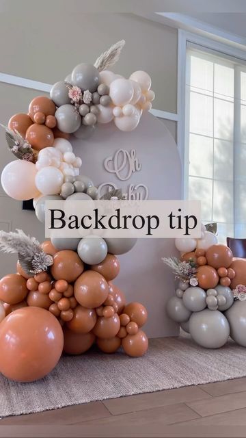 Boho Balloon Garland Backdrop, Boho Balloon Arch, Boho Balloon Garland, Officer Party, Balloon Inspiration, Balloon Arch Diy, Suprise Birthday, Deco Ballon, Planning Events