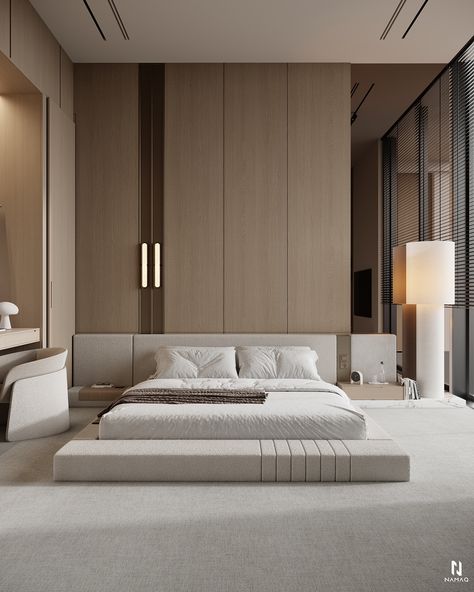 Master Bedroom Design :: Behance Bedroom Behance, Modern Masters, Modern Bedroom Design, Aesthetic Bedroom, Bedroom Styles, Cozy Bedroom, Interior Design Bedroom, 3ds Max, Modern Bedroom