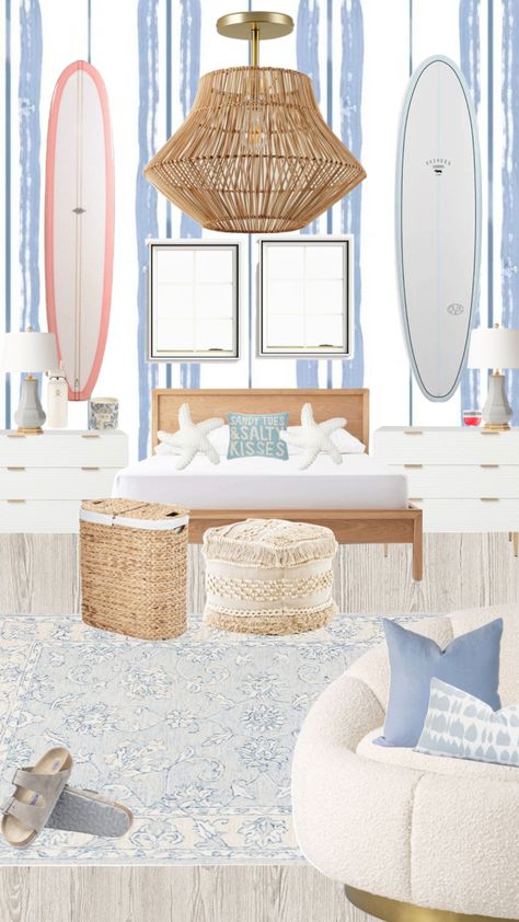 cute coastal bedroom!🩵🌊🐚☀️🫧 Bedrooms Decor, Coastal Bedroom, Master Bedrooms, Master Bedrooms Decor, Bedroom Inspirations, Connect With People, Your Aesthetic, Creative Energy, Beach House