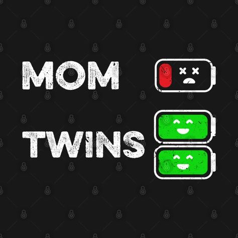 Twin Mom Humor, Father Of Twins, Funny Twins, Twin Humor, Mom Of Twins, Twins Gift, Twin Shirts, Tired Mom, Twin Mom