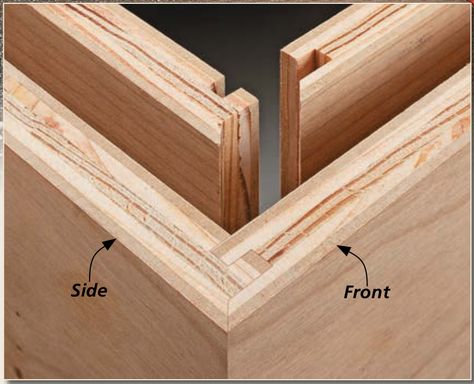 Wood Joinery Detail, Plywood Floor, Diy Table Saw, Joinery Design, Woodworking Shop Projects, Joinery Details, Construction Diy, Cabinets Drawers, Woodworking Joinery