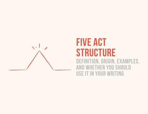 Five Act Structure: Definition, Origin, Examples, and Whether You Should Use It In Your Writing Three Act Structure, Story Structure, Story Arc, Your Story, Acting, Writing, Reading, The Originals