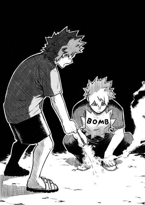 Amor Emo, Academia Art, Bakugo Katsuki Fanart Cute, Bakugou Manga, Kirishima Eijirou, Boku No Hero Academia Funny, Anime Crossover, Hero Academia Characters, My Hero Academia Manga