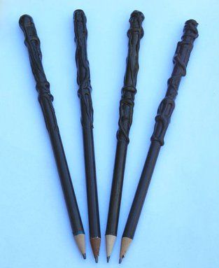 Picture of Finishing Harry Potter Pencil Wands, Pencil Wands, Harry Potter Art Drawings, Craft To Make, Elmer's Glue, Harry Potter Decor, Potter Facts, Fairy Crafts, Harry Potter Wand