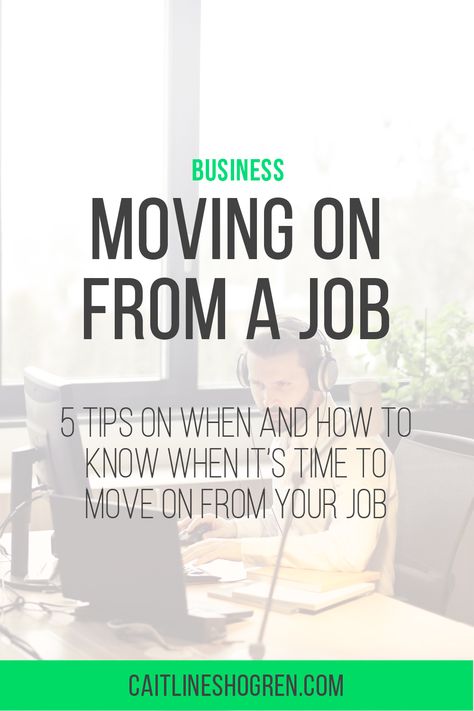 Do you know how to determine when and how to know it's time to move on from your job? Here are 5 career tips on how to know it's time to move on from your job. If you are getting sick, aren't around like-minded coworkers, and have lacked challenges in your work environment, it might be time to consider moving on from your job. Consider what is important to your career and make some career-minded goals that will impact your decision to move on from your job. When Its Time To Move On From A Job, Business Startup Ideas, Toxic Work Environment, Productivity Ideas, Successful Lifestyle, Job Change, Hunting Ideas, Startup Ideas, Entry Level Jobs