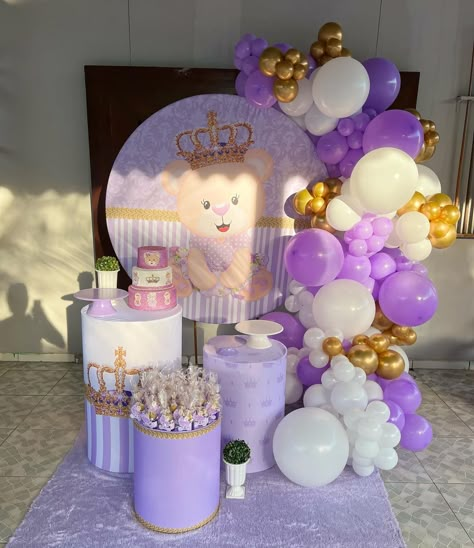 Baby Shower Ideas Decoracion, Purple Cute, Round Backdrop, Shimmer Wall, Baby Shawer, Christmas Baby Shower, Theme Parties, Theme Party Decorations, Shop Sale