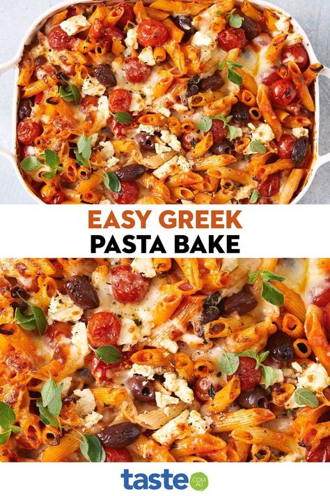 Greek Pasta Bake, Greek Feta Pasta Bake, Vegetarian Pasta Bake, Healthy Pasta Bake Vegetarian, Veg Pasta Bake, Feta Pasta Bake, Heart Healthy Greek Baked Feta Pasta, Vegan Feta Pasta Bake, Feta Pasta Bake Tiktok