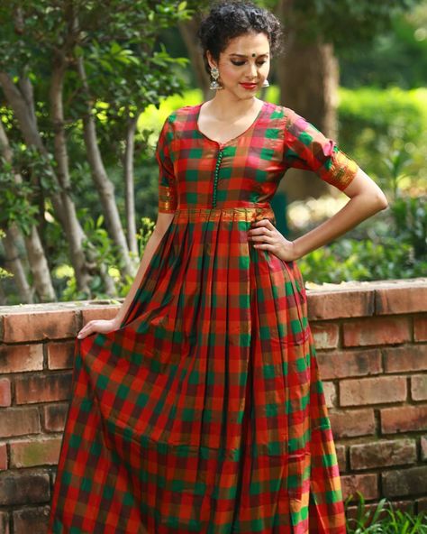 Traditional South Indian Style Maxi Dresses Traditional Maxi Dress, Indian Maxi Dress, Maxi Dress Indian, Keep Me Stylish, South Indian Style, Trendy Maxi Dresses, Festival Mode, Maternity Long Dress, Frock Fashion