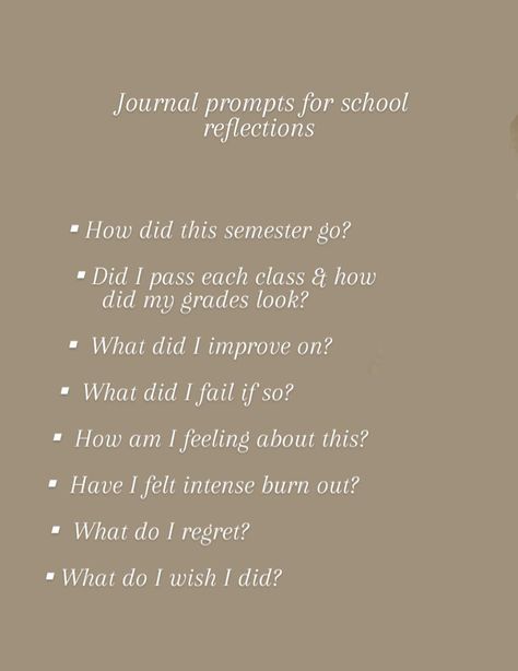 Year Reflection Prompts, School Year Reflections, End Of The Month Reflection Prompts, End Of Month Reflection Questions, Reflective Journal Example, School Journals, Find Your Why, I Passed, Journal Writing Prompts