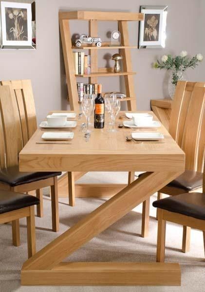 Z Oak Designer Large Bookcase  https://www.tradepricefurniture.co.uk/z-oak-designer-large-bookcase.html Latest Dining Table, Wood Slab Dining Table, Wooden Dining Table Designs, Solid Oak Furniture, Unique Dining Tables, Table Designs, Large Dining Table, Oak Dining Table, Dining Table Design