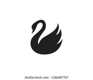 Black Swan Logo, Swan Vector, Farm Logo Inspiration, Black Swan Tattoo, Swan Drawing, Swan Animal, Swan Tattoo, Swan Logo, Dremel Wood Carving