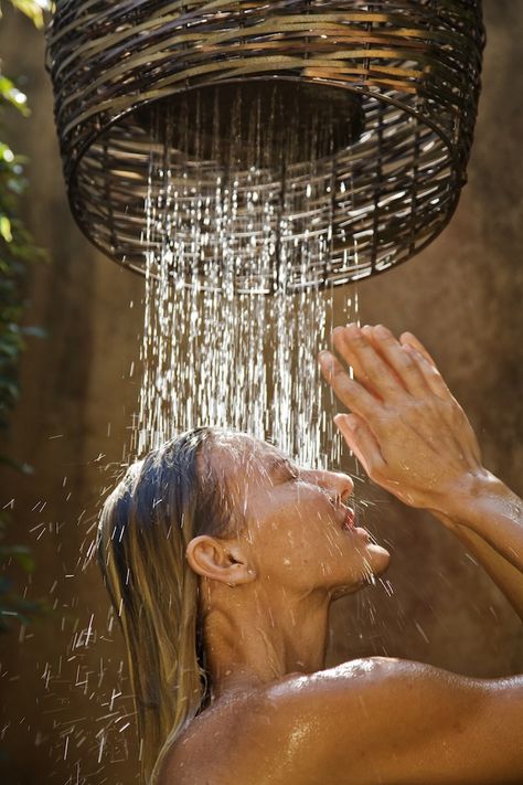 Curated by @saltandritual  SmartShanghai.com | Summer Energy at Anantara Spa Casa Hobbit, Massage Place, Summer Energy, Spa Design, Shower Routine, Bora Bora, Relax Time, Outdoor Shower, Seychelles