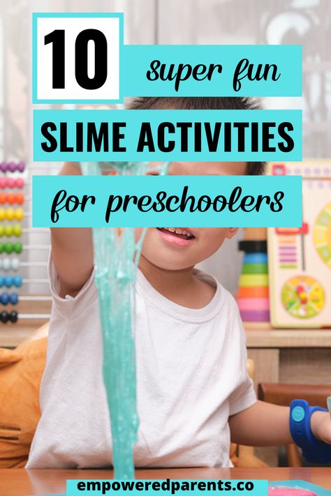 Slime Games For Kids, Slime Preschool, Slime Activities, Vestibular Activities, Kids Slime, Sensory Play Activities, Slime Games, Fun Slime, Sensory Activities For Preschoolers