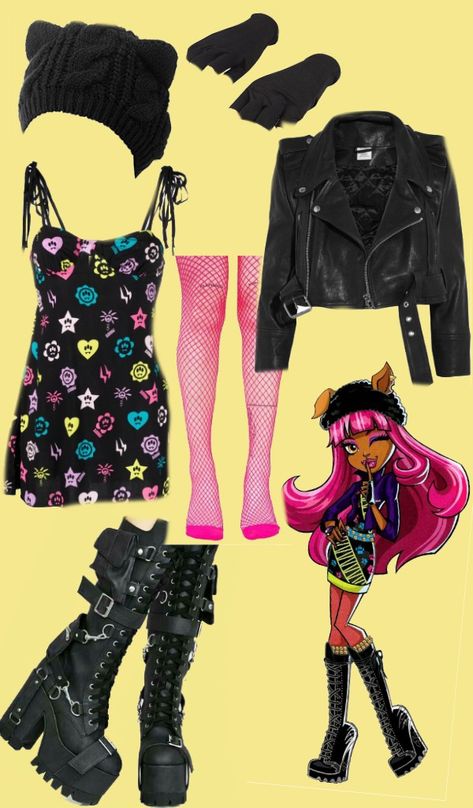 Howleen Wolf Costume, Howleen Wolf Cosplay, Howleen Wolf Aesthetic Outfit, Howleen Costumes, Howleen Wolf Aesthetic, Monster High Outfit Inspiration, Wolf Halloween Costume, Monster High Halloween Costumes, Monster High Halloween