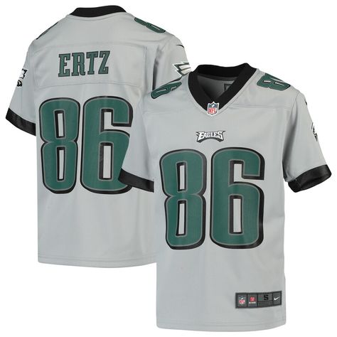 Zach Ertz Philadelphia Eagles Nike Youth Inverted Game Jersey - Silver Check more at https://yourbestjerseys.com/product/zach-ertz-philadelphia-eagles-nike-youth-inverted-game-jersey-silver/ Zach Ertz, Eagles Jersey, Nfl Philadelphia Eagles, Game Jersey, Nfl Gear, Nfl Fans, Soccer Shirts, Philadelphia Eagles, Screen Print