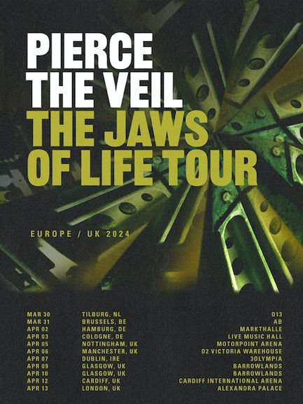 Pierce the Veil Share "12 Fractures" (Feat. Chloe Moriondo) Video The Jaws Of Life, Jaws Of Life, Concert Outfit Plus Size, Concert Outfit Men, Chloe Moriondo, Line Of Best Fit, Alexandra Palace, Concert Outfit Summer, Europe Tours