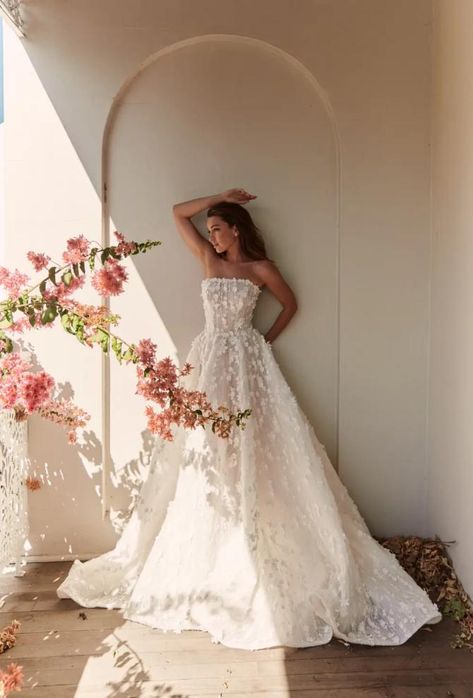 Leah De Gloria | Lovella Bridal - Daisy | Lovella Bridal Leah Da Gloria Wedding Dress, Leah Da Gloria, Berta Wedding Dress, Daisy Daisy, March Wedding, Wedding Dress Shop, Wedding Gowns Vintage, Bridal Salon, Thursday Friday