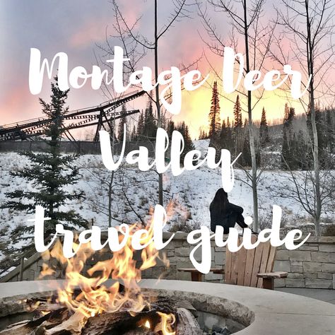 Montage Deer Valley, Deer Valley, Park City Utah, Fall Travel, East Village, Pack Your Bags, Girls Weekend, Park City, Great View