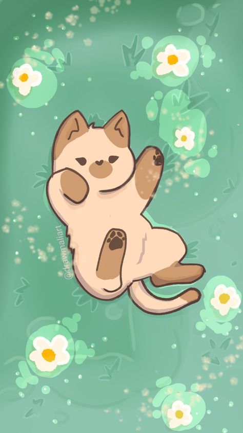 Verde flores green flowers flower cat chat gato beige neutro fondos fondo font pantalla Cat Pattern Wallpaper, Wallpaper Gatos, Images Kawaii, Cute Cat Wallpaper, Graphic Design Fonts, Tablet Wallpaper, Cool Wallpapers Art, Simple Wallpapers, Cat Wallpaper