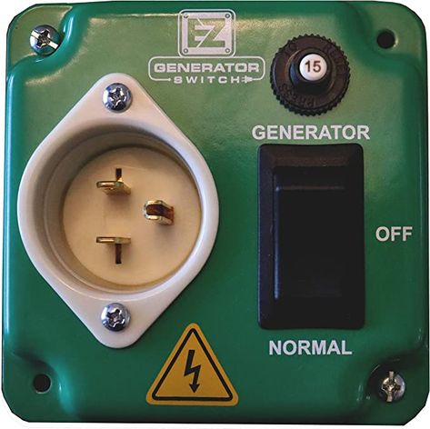 Amazon.com: EZ Generator Switch - Generator Manual Transfer Switch Universal UL/CSA Approved : Patio, Lawn & Garden Generator Transfer Switch, Small Generators, Energy Ideas, Transfer Switch, Portable Generator, Emergency Power, Solar Inverter, Sump Pump, Well Pump