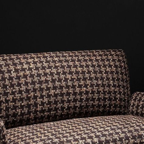 Obsolete Inc - Ray Azoulay on Instagram: "Just Arrived! Textured Multi Tweed Houndstooth Sofa We love upholstering early / old frames and giving them a new life .... (Our version of Cinderella) We match the "right" fabric to the "right" frame.....and it isn't a 12 -16 week lead time check out all our newly upholstered chairs, sofas and benches that are available ASAP! #obsoleteinc #culvercity #inglewood #losangelesvintage #antique #interiordesign #style #design #houndstooth #upholstery #cin Houndstooth Interior Design, Houndstooth Sofa, Tweed Sofa Fabric, Houndstooth Chair, Houndstooth Fabric Upholstery, Houndstooth Tweed Fabric, Vintage Los Angeles, Salon Furniture, Culver City