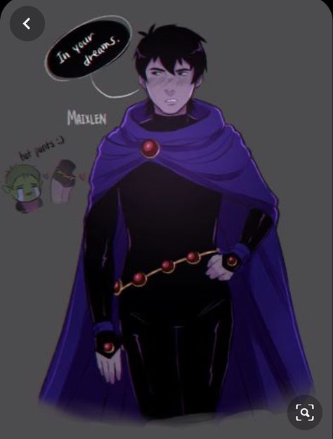 Male Raven Fanart, Genderbent Starfire, Male Raven X Beastboy Comic, Raven Genderbend, Male Raven X Beastboy, Male Raven, Raven And Beast Boy, Teen Titans Love, Raven Fanart