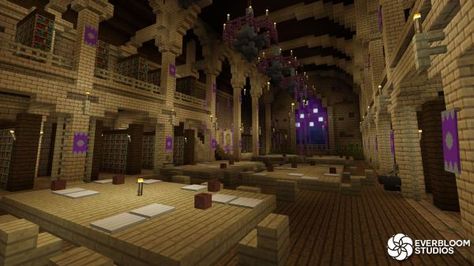 Minecraft Library Ideas, Minecraft Wizard, Minecraft Palace, Minecraft Library, Minecraft Enchantments, Minecraft Castle Blueprints, Minecraft Castle Designs, Minecraft Underground, Minecraft School