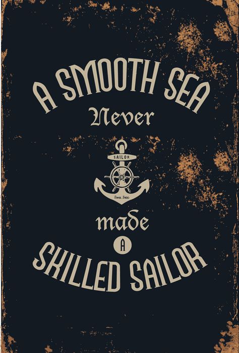 Sailor Quotes, Sailor Aesthetic, Sailing Logo, Pirate Quotes, Boat Steering Wheel, Sailor Tattoo, Bathroom Wall Decor Art, Pretty Wallpapers Tumblr, Warrior Quotes