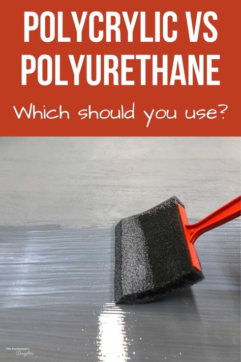 Are polycrylic and polyurethane the same thing? When should you use one or the other? In this article, we'll explore each of these finishes. Polyurethane Over Paint, How To Apply Polyurethane, Mandala Design Pattern, Beginner Woodworking Projects, Woodworking Techniques, Paint Stain, Flipping Furniture, Redo Furniture, I Choose