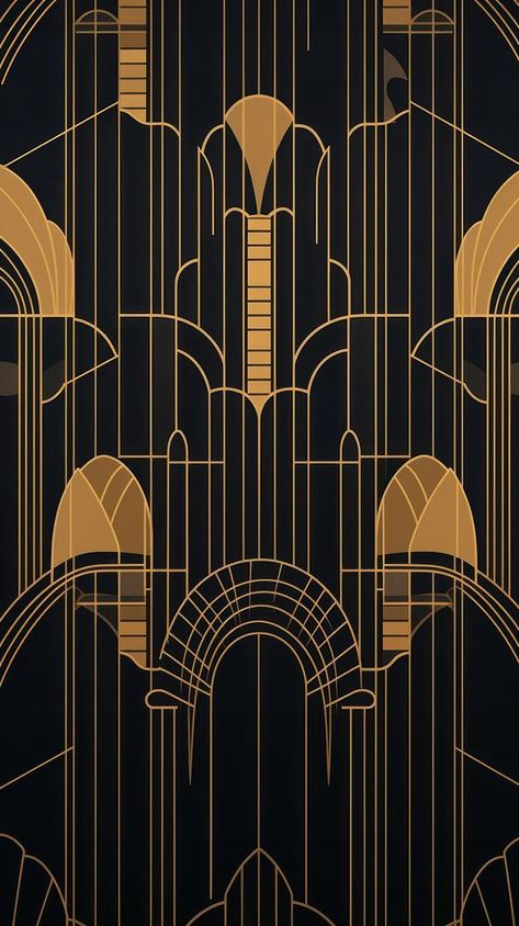 Art deco church wallpaper pattern architecture arched. | free image by rawpixel.com / Bambamfefe Art Deco Nyc, Art Deco Phone Wallpaper, 1920 Wallpaper, Jazz Wallpaper Aesthetic, Art Deco Architecture Interior, Art Deco Lobby, Arch Architecture, Art Deco Inspiration, Art Deco Architecture